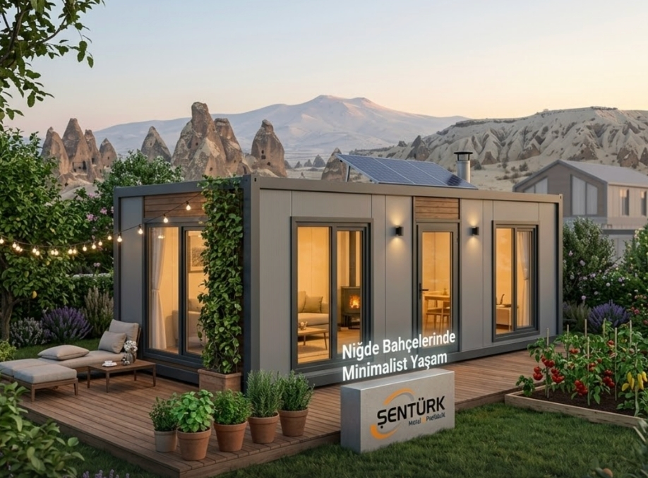 Niğde Bahçelerinde Minimalist Yaşam: Şentürk Konteyner Ev Çözümleri